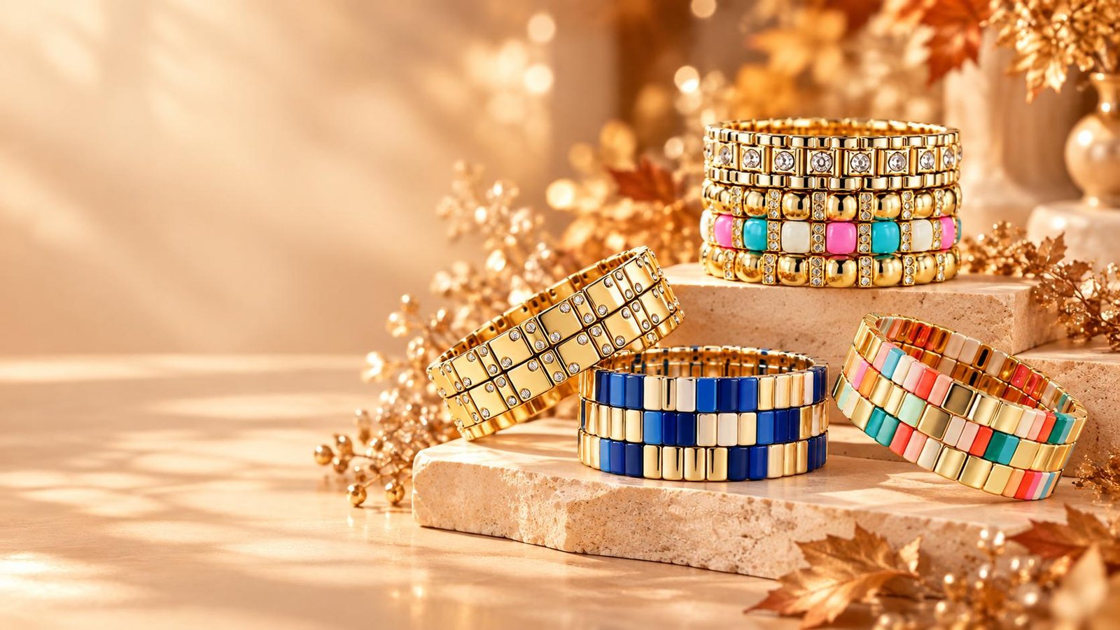 Rise & Shine bracelet stacks